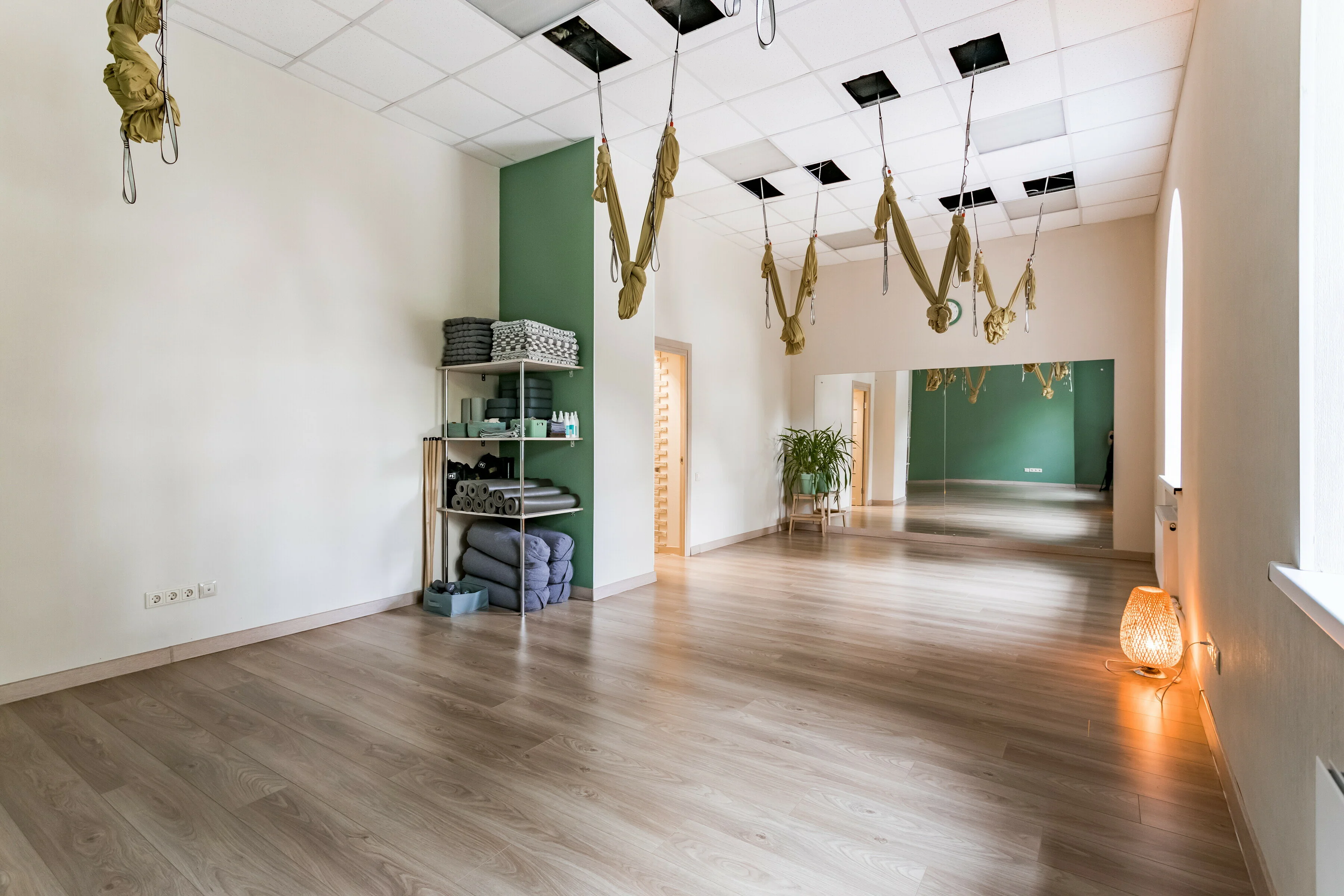 Большой зал студии Art in Yoga